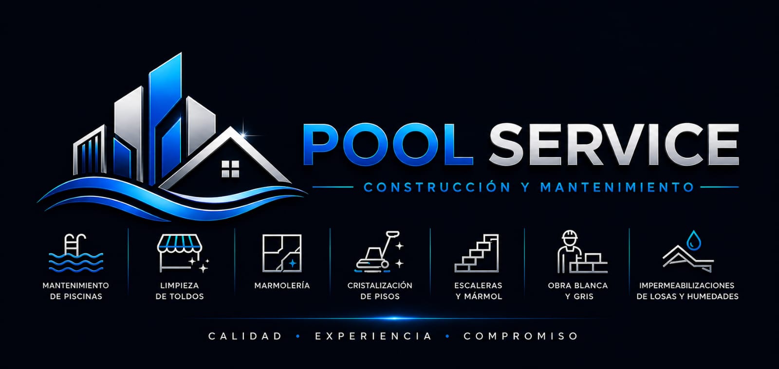 Pool Service Logo